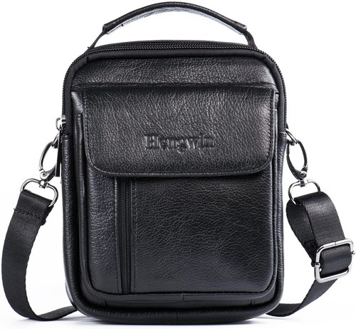Leder schultertasche herren - leder,