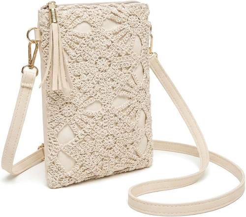 Vintage lace crossbody - lace,