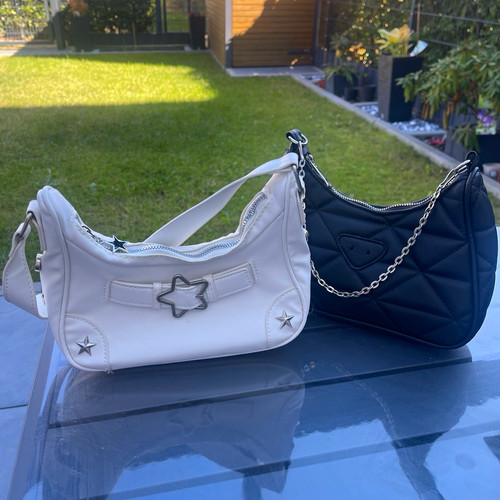 Nylon schultertasche - nylon,